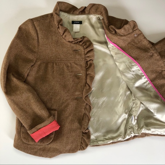 J. Crew Camel color Wool Fiona Bella Blazer - Picture 3 of 8